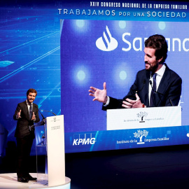 25/10/2021 El presidente del PP Pablo Casado