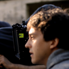 El director Guillermo García López en el rodaje de 'Frágil equilibrio'.