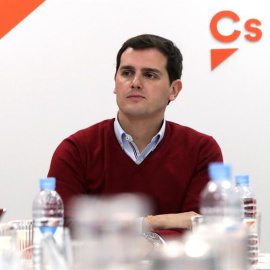 El líder de Ciudadanos Albert Rivera durante la reunión de la ejecutiva del partido en Madrid./EFE