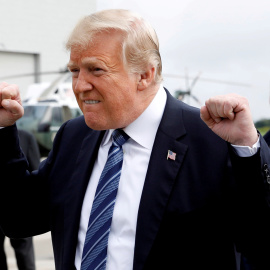 El presidente de los Estados Unidos, Donald Trump, en Pensilvania. / REUTERS - KEVIN LAMARQUE