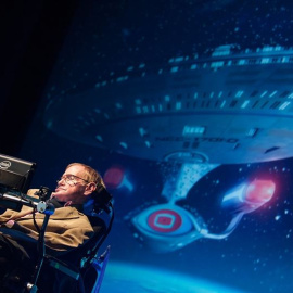Stephen Hawking en el Festival Starmus.- MAX ALEXANDER