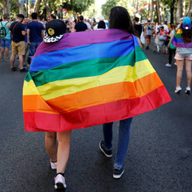 Un momento de una manifestación del Orgullo en Madrid. - REUTERS