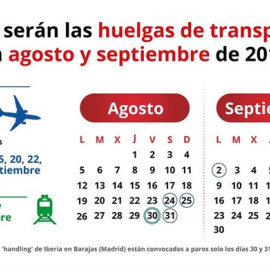 Huelgas en la vuelta de vacaciones. Europa Press