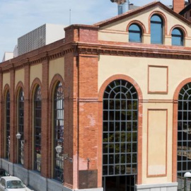 Fachada exterior del campus Google en Madrid.