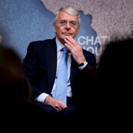 Fotografía de archivo del exprimer ministro británico John Major. - AFP