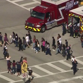 Un tiroteo en un colegio del sur de Florida deja numerosas víctimas. REUTERS