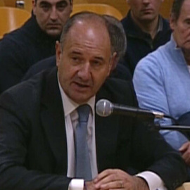 Rafael Pastor, durante su declaración en el juicio por la tragedia del Madrid Arena | EFE