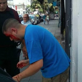 La imagen del acosador que compartió Walter Rodríguez, el padre de la menor, en su cuenta de Facebook.