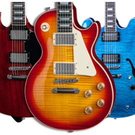 Gama de guitarras Gibson.