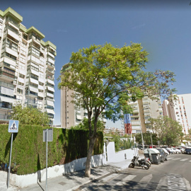 Calle en la que la Policía ha encontrado a una mujer presuntamente apuñada por su pareja en Benidorm. /GOOGLE MAPS