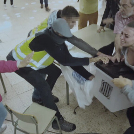 Imagen del documental '1-O', producido por Mediapro.