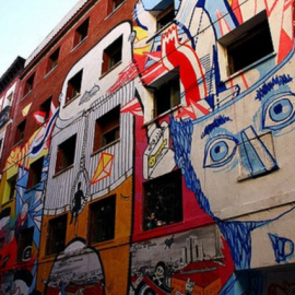 Fachada de la primera sede del Patio Maravillas.- Carlos Viñas-Valle