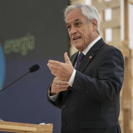 04/06//2019 El presidente chileno Sebastián Piñera durante la presentación del plan "Energía Zero Carbón" en Santiago (Chile). EFE