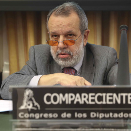 El Defensor del pueblo, Francisco Fernández Marugán, comparece en el Congreso de los Diputados. EFE/Kiko Huesca