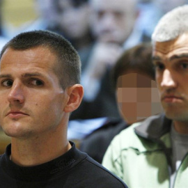 Igor Portu Juanenea y Martín Sarasola Yarzabal en el juicio por el atentado en la T4 del aeropuerto de Madrid.