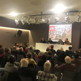 Debat sobre municipalisme organitzat al Centre Cívic del Barri Vell de Girona, pel Comú de Girona / P.D.