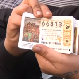 Un boleto supuestamente premiado que finalmente no era tal cosa.