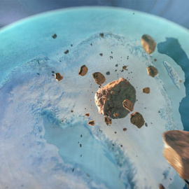 Un asteroide de 1,5 kilómetros, entero o en pedazos, se estrelló contra una capa de hielo al noroeste de Groenlandia - Agencia Sinc / NASA