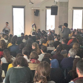 Col·loqui al CCCB, organitzat per Casa Nostra Casa Vostra en el primer aniversari de la manifestació 'Volem Acollir'