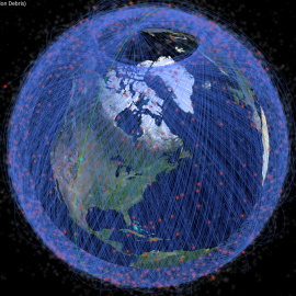 Crean una web con el mapa en 3D de todos los objetos que rodean la Tierra
