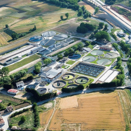 Estación depuradora de Villalonquéjar (Burgos), de FCC. E.P.