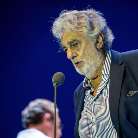 El tenor español Plácido Domingo durante una reciente actuación.- EFE