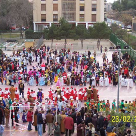 Carnaval en el colegio Eliseo Godoy de Zaragoza. (ARCHIVO)