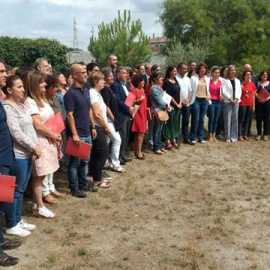 05-09-2019.- Representantes de una cuarentena de ayuntamientos catalanes reunidos en Terrassa (Barcelona). EUROPA PRESS