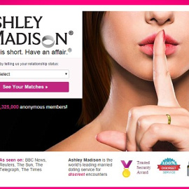 Captura de la web Ashley Madison.-
