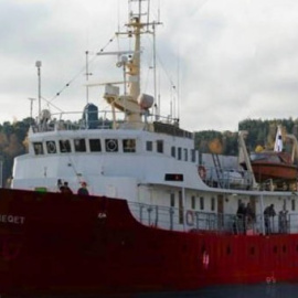 Imagen del barco C-Star, del movimiento xenófobo Defend Europe.-