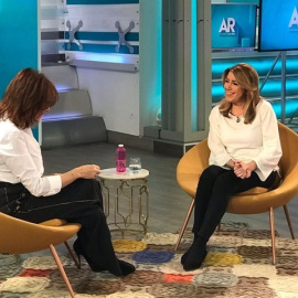 La presidenta de la Junta de Andalucía, Susana Díaz, en su intervención en 'El programa de Ana Rosa'.