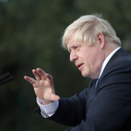 05/09/2019 - El primer ministro británico, Boris Johnson, durante un acto en West Yorkshire. / REUTERS
