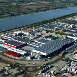 Planta piloto de la desalinizadora del Llobregat. E.P.