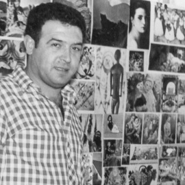 Víctor en el comedor de la prisión de Segovia