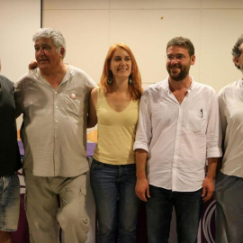 Debate celebrado el pasado domingo en Tortosa entre los distintos candidatos. JOANA BREGOLAT