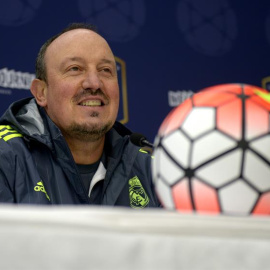 Rafael Benítez, entrenador del Real Madrid, en Australia. /EFE