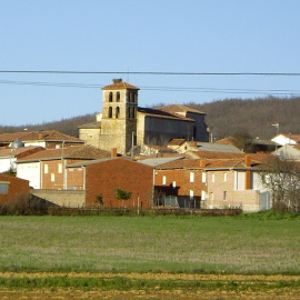 Vista del pueblo de Cubillas de Rueda, en León.