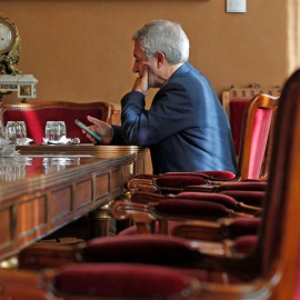 El portavoz de IU en el parlamento asturiano, Gaspar Llamazares.- EFE/Alberto Morante