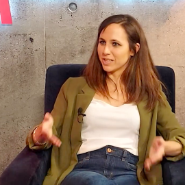 La ministra Ione Belarra en el programa 'En la Frontera'.