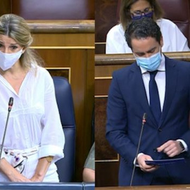 Rapapolvo de Yolanda Díaz a García Egea por la reforma laboral: "Lo que le sale caro a España es la corrupción del PP"