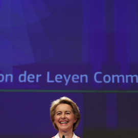 La presidenta electa de la Comisión Europea, Ursula von der Leyen, presenta los miembros y puestos del nuevo Ejecutivo comunitario. REUTERS/Yves Herman