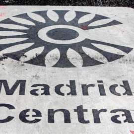 Icono de Madrid Central, la zona de bajas emisiones más eficiente de Europa./Europa Press