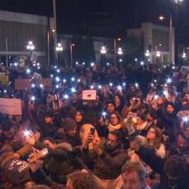 Concentració de protesta per la mort a trets de la gossa Sota / CCMA