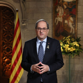 El president de la Generalitat, Quim Torra, en el seu missatge de cap d'any / Generalitat de Catalunya