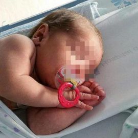 Bebé arrojado a la basura el 15 de julio en Mejorada (Madrid).- EFE