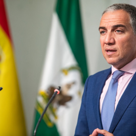 Elías Bendodo, tras el Consejo de Gobierno