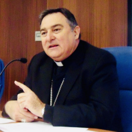 El obispo de la Diócesis de Canarias, José Mazuelos, en una imagen de archivo.