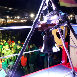 Cientos de personas celebraron, con campana incluída, la Nochevieja en la cárcel de Lledoners.