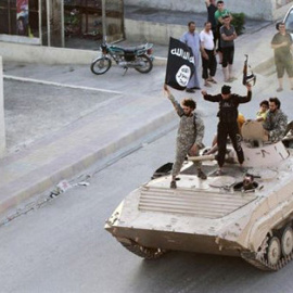 Militantes del Estado islámico en Siria