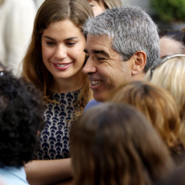 Francesc Homs, líder de CDC, ha sido de los últimos en llegar al Congreso/EFE